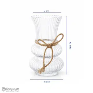 گلدان شیشه ای مدل پویه