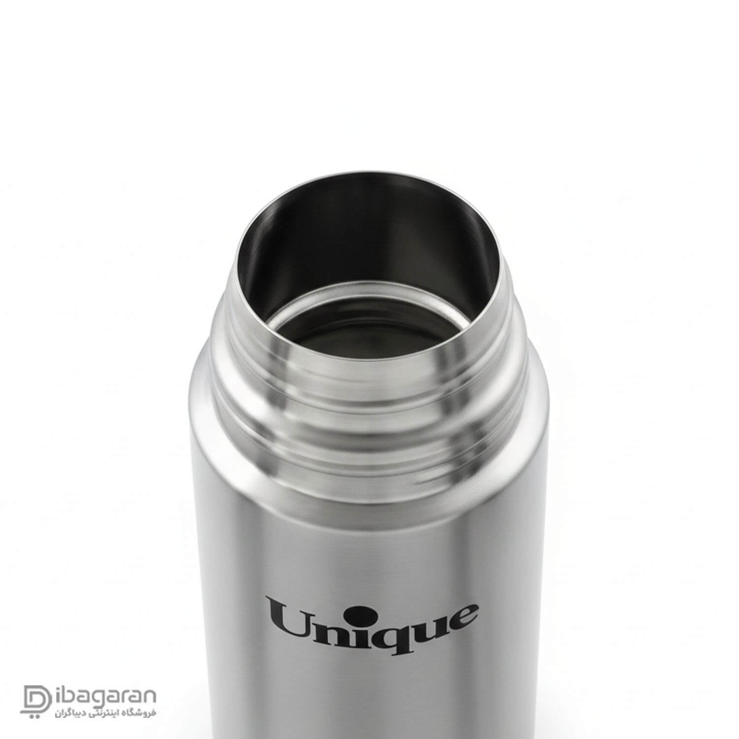 نمای نزدیک از درب فلاکس 1 لیتر استیل مدل UN-1998