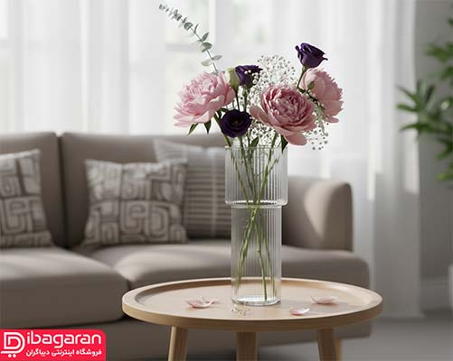 گلدان دکوراتیو ویرا تیام مناسب میز پذیرایی