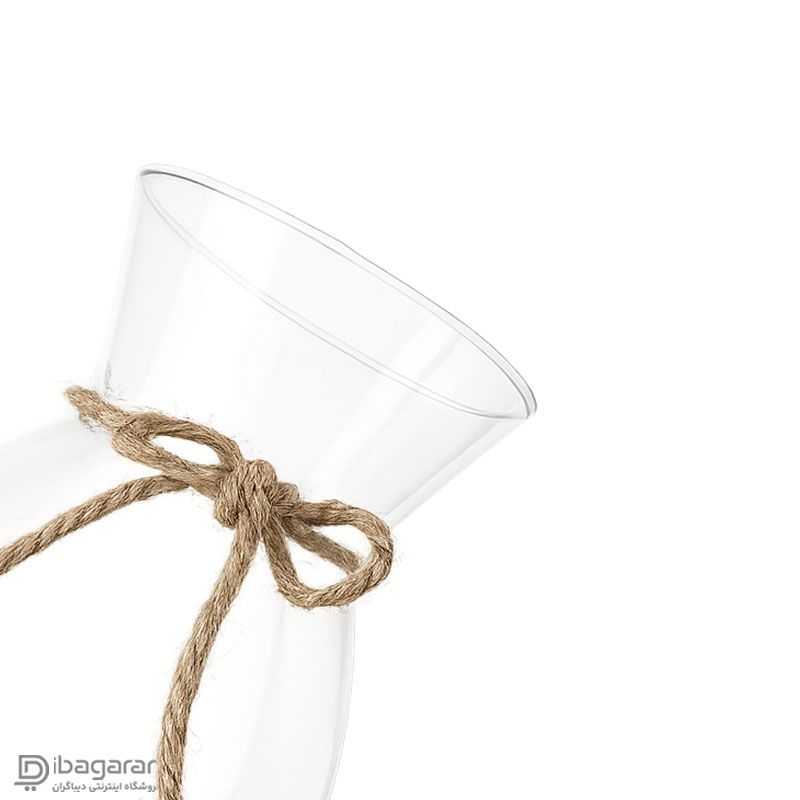 جزئیات بدنه شیشه ای تراش دار گلدان مدل دایانا