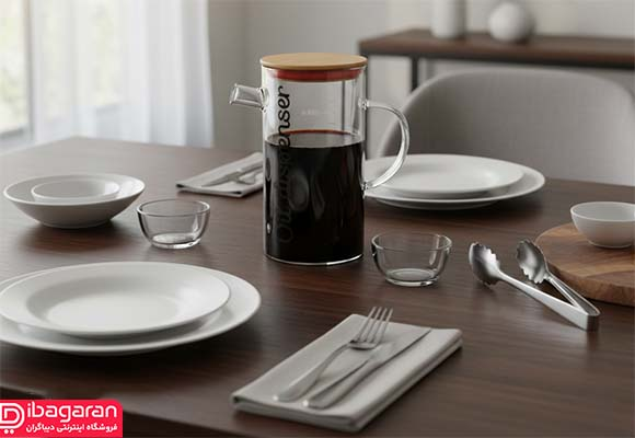 روغن ریز آکام روی پس زمینه سفید