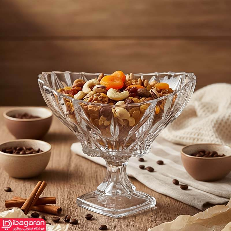 آجیل خوری پایه دار مدل کایا