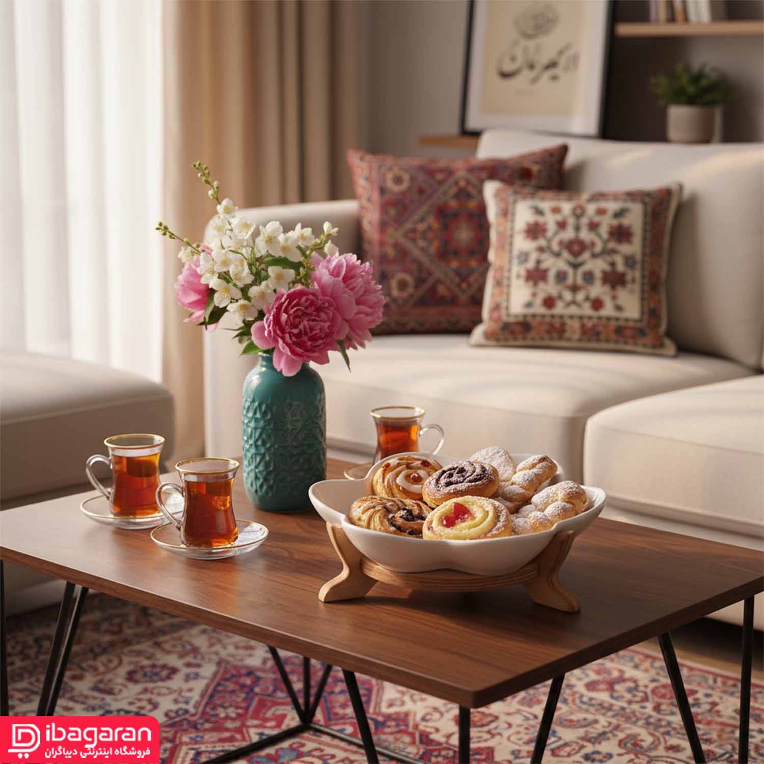شیرینی خوری لاله کارولین مدل 264 - Image 5