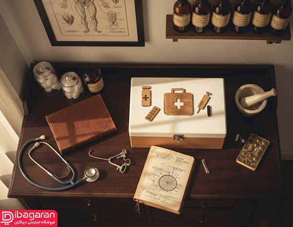 جعبه لوازم خیاطی و کمک های اولیه