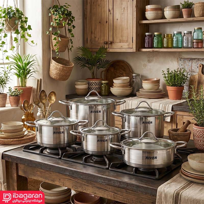 مزایای قابلمه استیل ریور