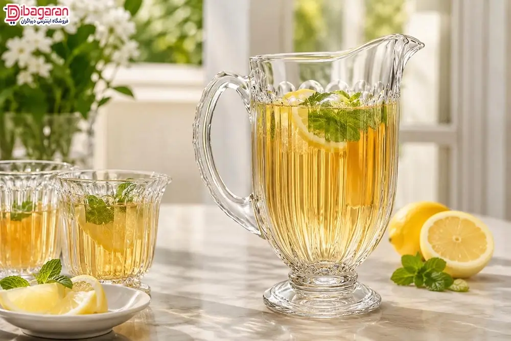 پارچ بلور مدل جنوا اونیکس 