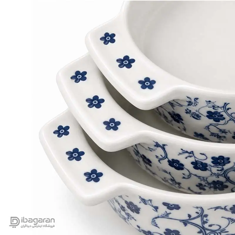 مرغ خوری کوچک و متوسط و بزرگ گل شکوفه آبی