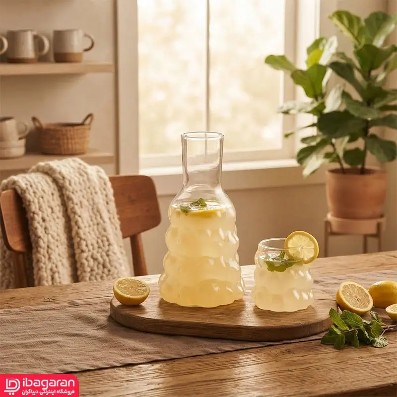 بطری لیوان دار مناسب میز