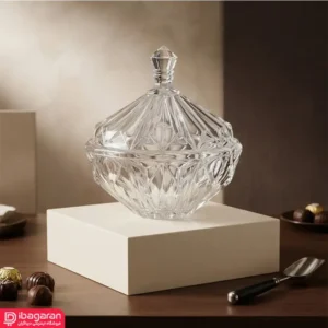 ظرف شکلات خوری شفاف مدل مودنا با ظاهر لوکس