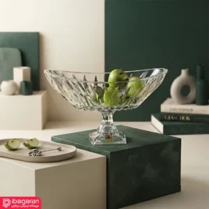 ظرف پایه دار مودنا مناسب سرو میوه و آجیل