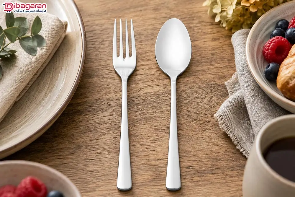 سرویس قاشق و چنگال استیل 12 پارچه ریور مدل 8342