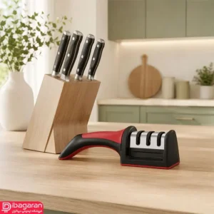 چاقو تیز کن آشپزخانه دسته وکیومی ریور مدل 8617