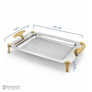 سینی پایه دار ریور سایز بزرگ مناسب پذیرایی