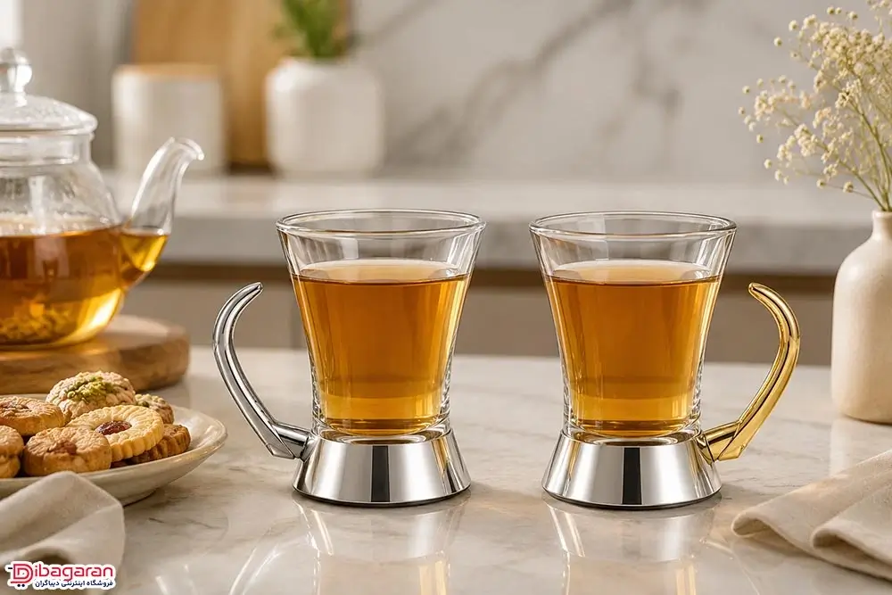 لیوان روما دو رنگ ریور مدل RM004G