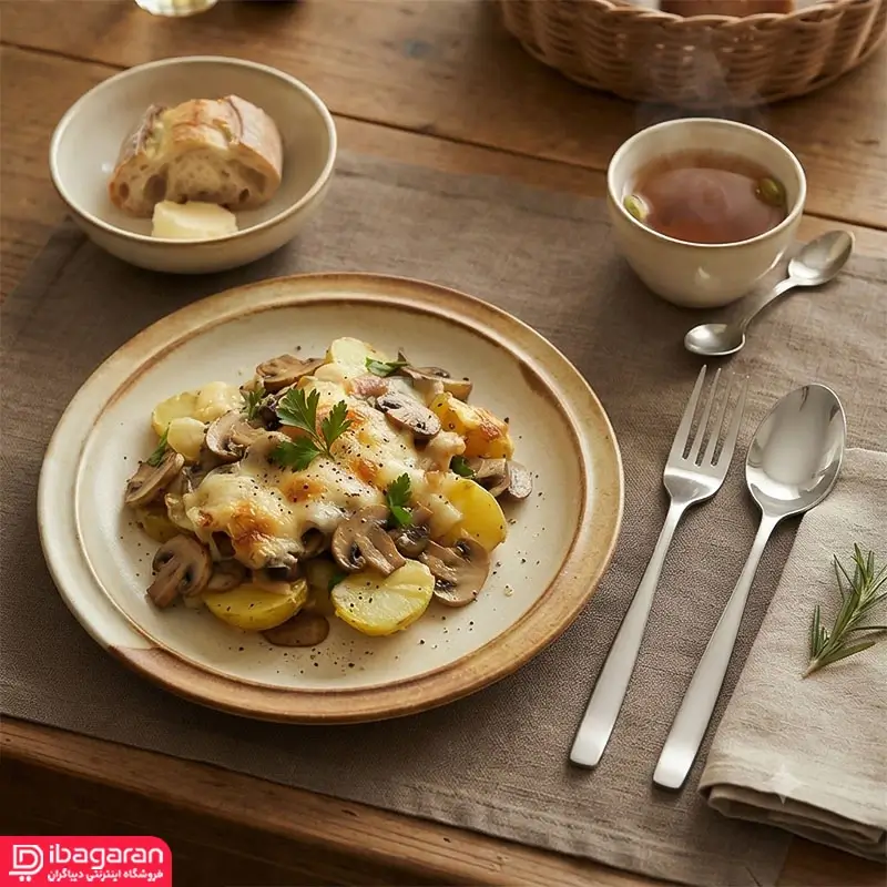 سرویس قاشق و چنگال استیل 12 پارچه ریور مدل 8345