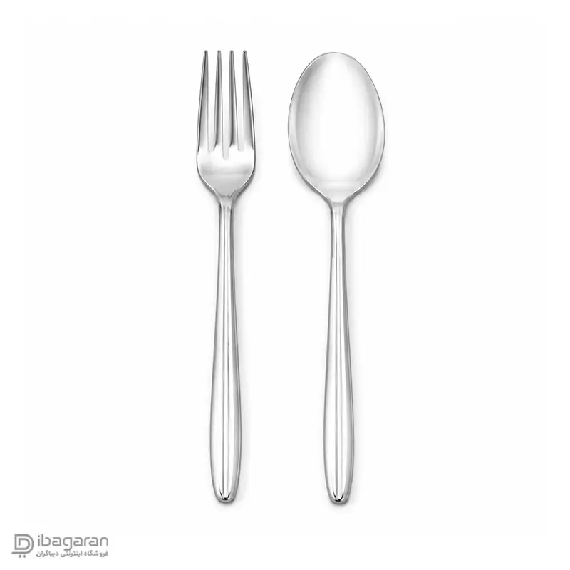 ست 12 پارچه قاشق و چنگال استیل ریور برای میز غذا