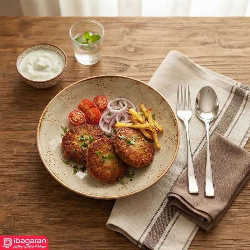 ست 12 پارچه قاشق و چنگال ریور مناسب میز غذا