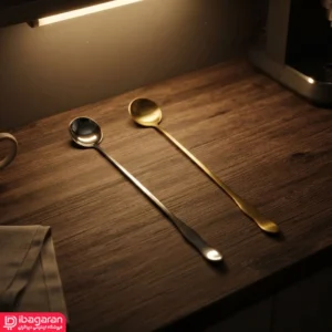 ملاقه شربت دسته بلند با کاسه گرد