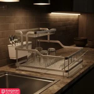 محفظه قاشق و چنگال آبچکان کنار سینک
