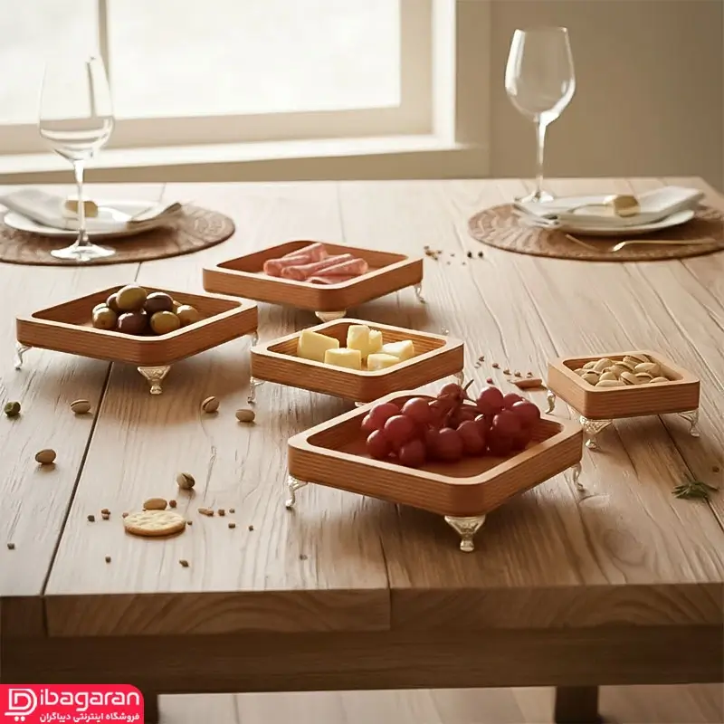 ظروف چوبی چندسایزه دیباگران