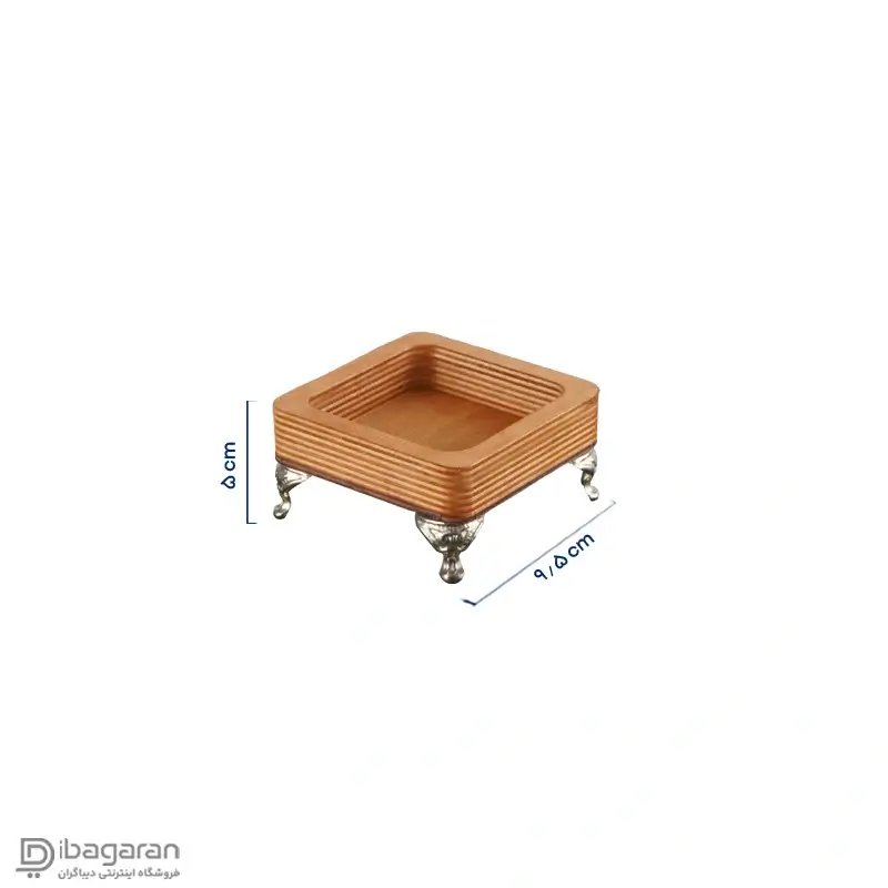 ظرف سرو چندسایزه چوبی شیک